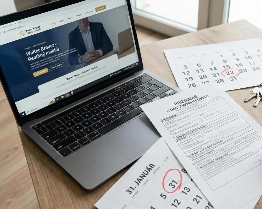 Kúpili ste nehnuteľnosť? Nezabudnite na daňové priznanie do 31. januára! (Kompletný návod)